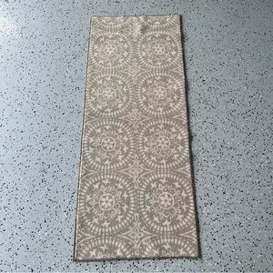 Gray decorative runner rug 2ft x 58in